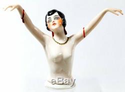 Vintage Germany 4 1/2 Half Doll, Arms Away Flapper Nude