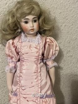 Vintage Gibson Girl Style Porcelain Doll Handcrafted Victorian Fashion Repro