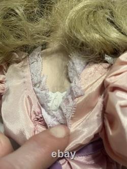 Vintage Gibson Girl Style Porcelain Doll Handcrafted Victorian Fashion Repro