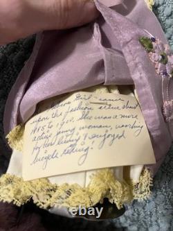 Vintage Gibson Girl Style Porcelain Doll Handcrafted Victorian Fashion Repro