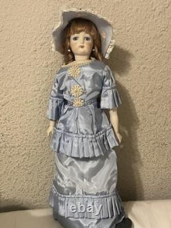 Vintage Gibson Girl Style Porcelain Doll Handcrafted Victorian Fashion Repro 17