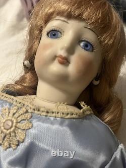 Vintage Gibson Girl Style Porcelain Doll Handcrafted Victorian Fashion Repro 17