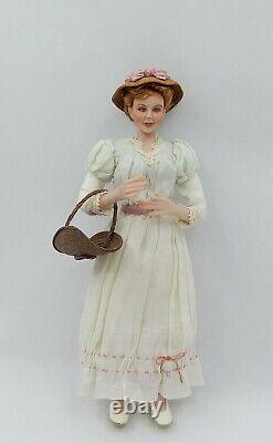 Vintage Gina Bellous Victorian Woman Doll Artisan Dollhouse Miniature 112