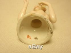 Vintage Goebel Germany Arms Away Porcelain Half Doll Girl with Ringlets