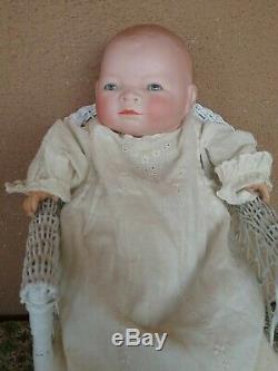 Vintage Grace Putnam German Bye Lo bisque porcelain baby doll antique 15