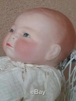 Vintage Grace Putnam German Bye Lo bisque porcelain baby doll antique 15