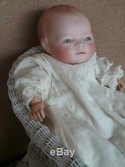 Vintage Grace Putnam German Bye Lo bisque porcelain baby doll antique 15