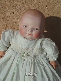 Vintage Grace Putnam German Bye Lo bisque porcelain baby doll antique 17