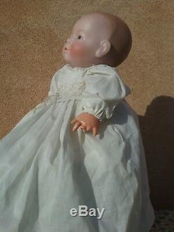 Vintage Grace Putnam German Bye Lo bisque porcelain baby doll antique 17