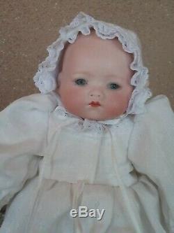 Vintage Grace Putnam German bisque porcelain baby doll 8 cabinet showcase