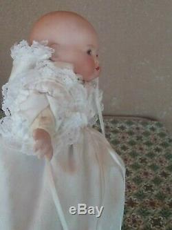 Vintage Grace Putnam German bisque porcelain baby doll 8 cabinet showcase