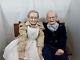 Vintage Grandma And Grandpa Dolls Handmade Circa 1990 Couple William Wallace Jr