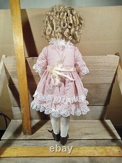 Vintage Hand Made 24 Porcelain Doll