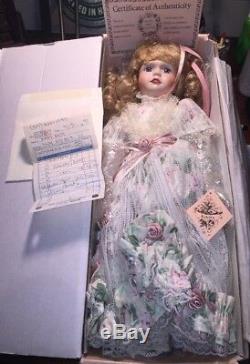 Vintage Hand Painted Porcelain Doll, Katelyn. Gallery Collection. NIB. Rare