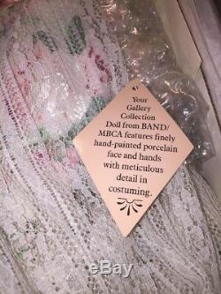 Vintage Hand Painted Porcelain Doll, Katelyn. Gallery Collection. NIB. Rare