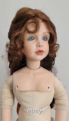 Vintage Handcrafted 21 Porcelain Doll undressesd