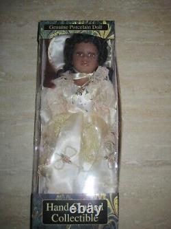 Vintage Handcrafted African American porcelain doll. BRAND NEW in ORIGINAL BOX