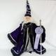 Vintage Handmade Porcelain Wizard Doll Blue Ribbon Winner 20 Warlock Poseable
