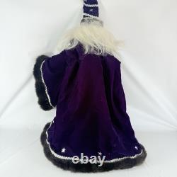 Vintage Handmade Porcelain Wizard Doll Blue Ribbon Winner 20 Warlock Poseable