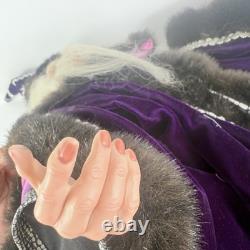 Vintage Handmade Porcelain Wizard Doll Blue Ribbon Winner 20 Warlock Poseable