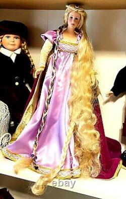 Vintage Heirloom Rapunzel Doll Gerda Neubacher COA Porcelain 19