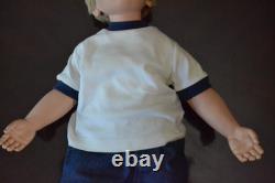 Vintage Hildegard Gunzel 23 Porcelain Boy Doll Blonde by Alexander Doll Co