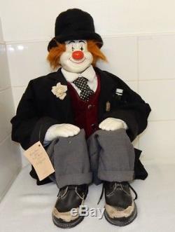 Vintage Hobo Designs Clown Doll Arthur Ltd 95/500 Created by Gill & Scott Harris