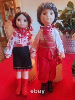 Vintage International Souvenir Doll Set Of 11