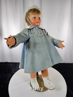 Vintage Italian Poupee Originale Bonomi Flirty Eyes Working Voice Box