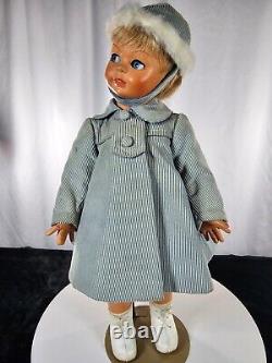 Vintage Italian Poupee Originale Bonomi Flirty Eyes Working Voice Box