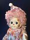 Vintage Jdk 221 Googly Porcelain Doll 11 Glass Eye Doll In Clown Suit