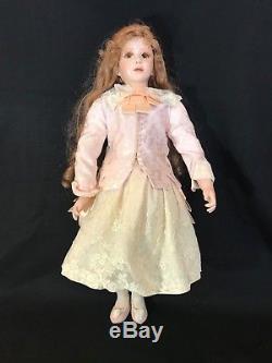 Vintage Janet Ness Porcelain Doll-Julieanna Limited Edition #4 Of 25 24 Tall