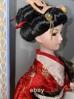 Vintage Japanese 17 Geshia Porcelain Doll RARE