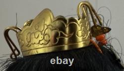 Vintage Japanese Ningyo Doll Porcelain Bisque Face Kimono Empress Crown 10