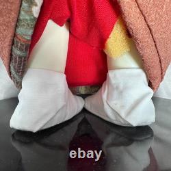 Vintage Japanese Traditional Ichimatsu Doll 16 Standing Kimono Bisque Porcelain