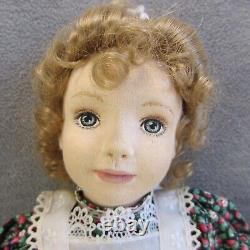 Vintage Jessie Bishop Artist Doll OOAK Signed Cloth Over Ceramic Face 21