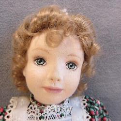 Vintage Jessie Bishop Artist Doll OOAK Signed Cloth Over Ceramic Face 21