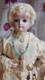 Vintage Jumeau Bisque Doll Reproduction W Chatelaine And Cross Marked By Artist