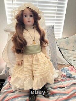 Vintage Jumeau Reproduction CHARLEEN THANOS Doll 27 bisque Artisan Doll