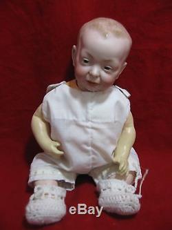 Vintage Kämmer & Reinhardt Baby Doll #100 Bisque 14 K&R Star Marking