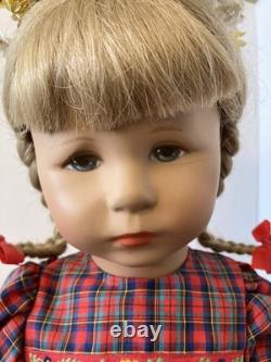 Vintage Kathe Kruse 18 Doll Blonde Porcelain/Cloth with Box