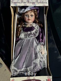 Vintage Keepsake Memories Doll Genuine Fine Bisque Porcelain in Original Box