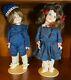 Vintage Kendall's Of Los Angeles 1982 All Porcelain 14 Googly Dolls/pair