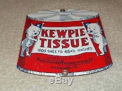 Vintage Kewpie Doll Tissue 6 Porcelain Metal Die-cut Paper Gas Oil Dolls Sign