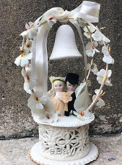 Vintage Kewpie Dolls or Rose O'Neil Wedding Cake Topper Antique