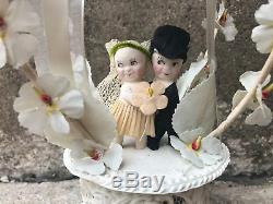Vintage Kewpie Dolls or Rose O'Neil Wedding Cake Topper Antique
