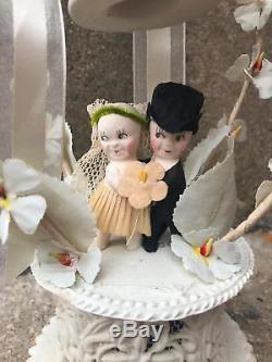 Vintage Kewpie Dolls or Rose O'Neil Wedding Cake Topper Antique