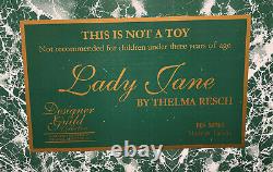 Vintage LADY JANE THELMA RESCH PAT LOVELESS 32 VICTORIAN PORCELAIN DOLL