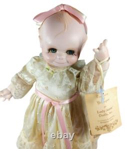 Vintage Lady Anne Dolls, Inc. KEWPIE 20 Porcelain Doll Mary Sides 1987