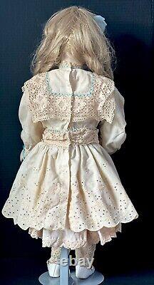 Vintage Large 31 Artist Reproduction of French Jumeau Doll Real Seeley Body